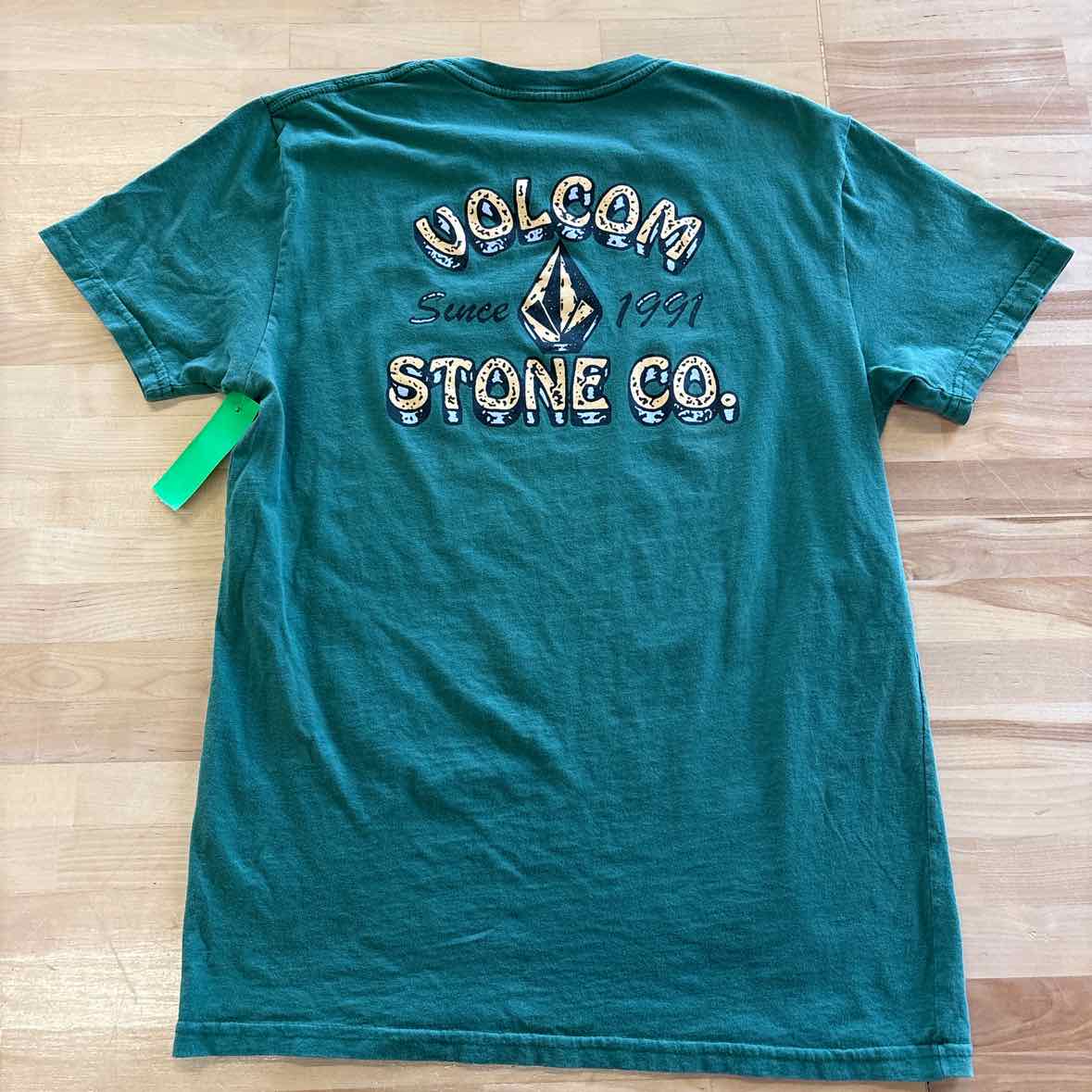 Volcom Size S Green Preloved MENS T-shirt