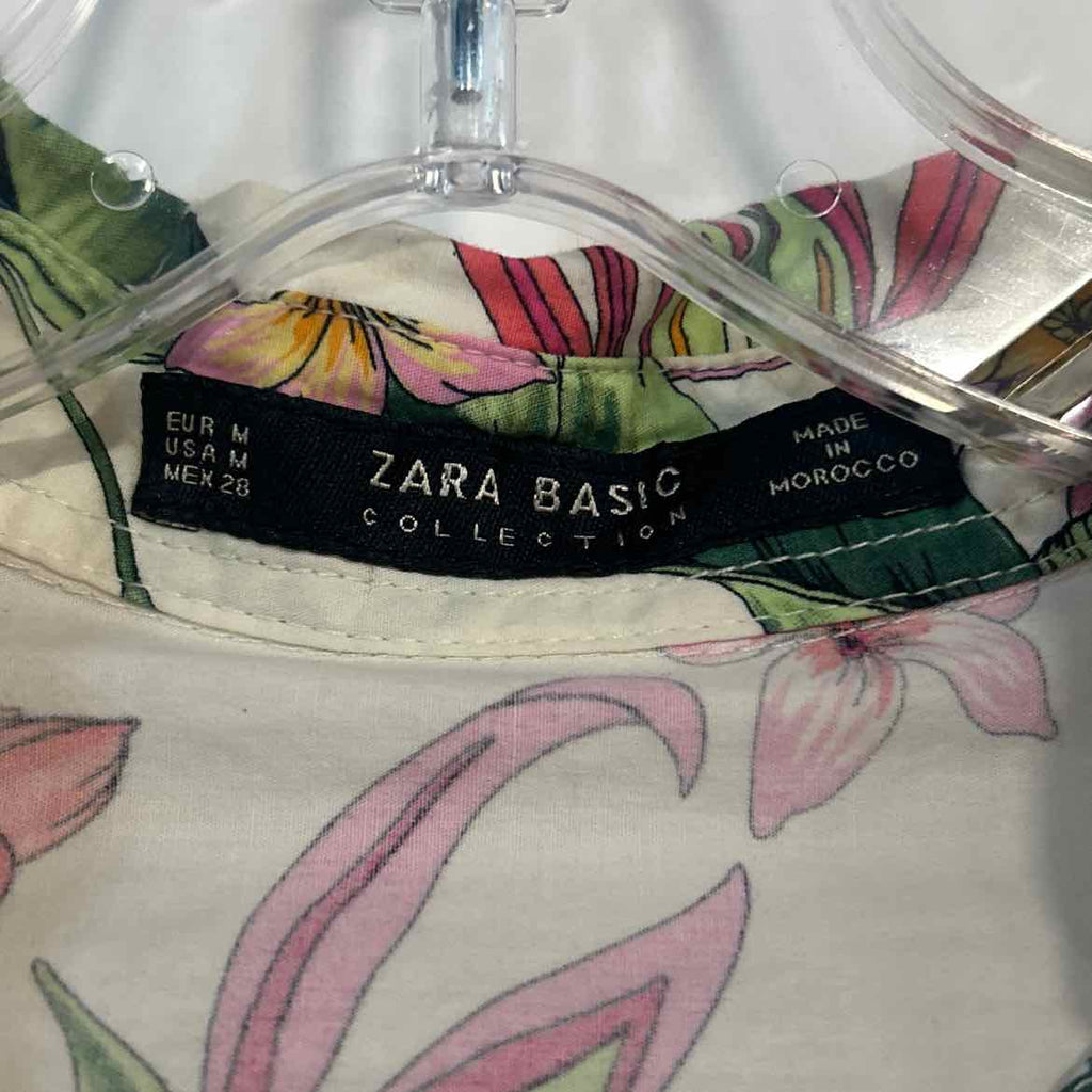zara Size M White Preloved Dress