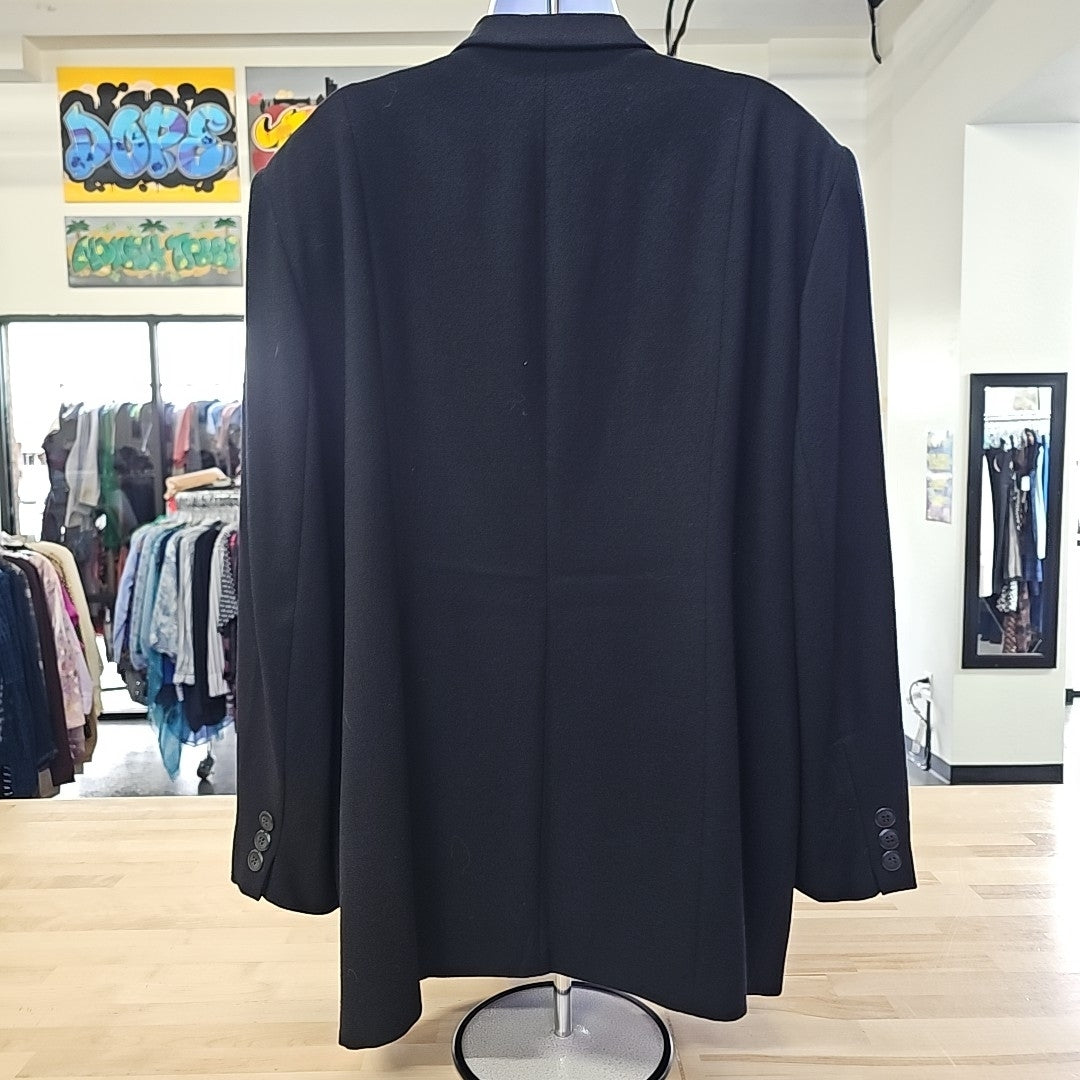 Jones New York Size 22W Black Preloved Blazer