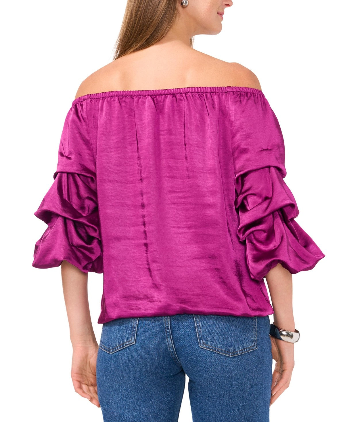 Vince Camuto Size M Purple New Blouse SS