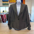 Banana Republic Size 6 Gray Used Blazer