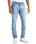 I.n.c. International Concepts Men's Light Wash Skinny Ripped Jeans
