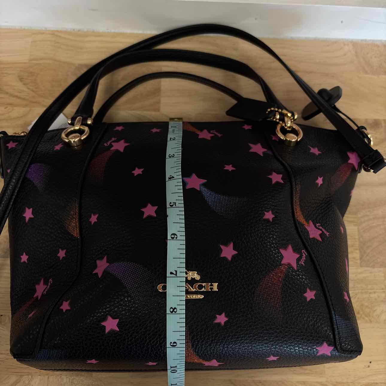 Coach Pink & Black Handbag