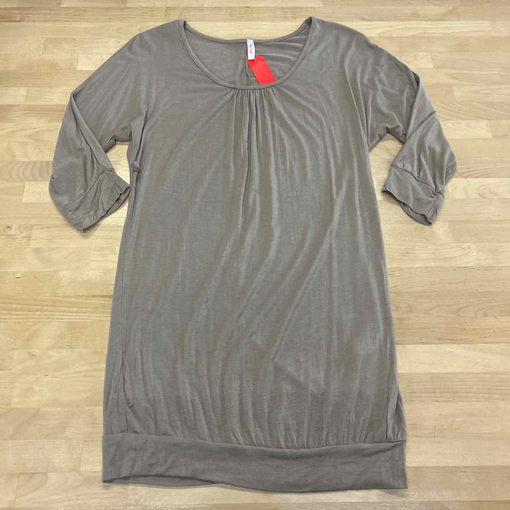 Pink Blush Size L Tan Shirt