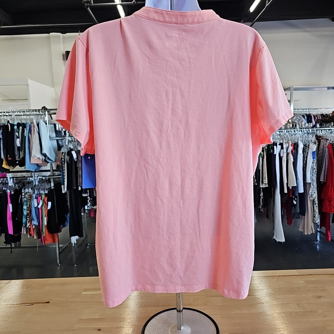 Lands End Size XL Pink Blouse