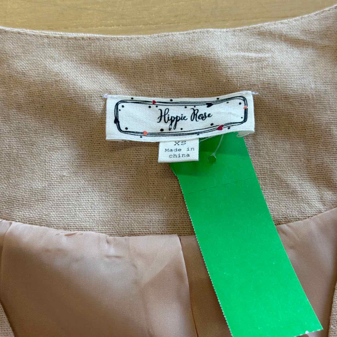 Hippie Rose Juniors' Sleeveless Linen Vest
