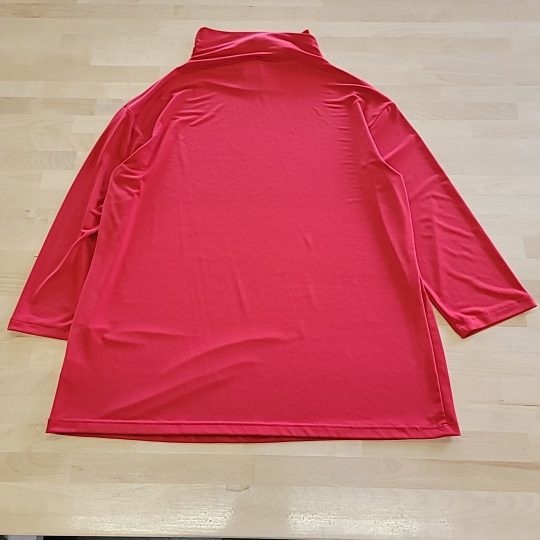 Liz Claiborne Size L Red Long Sleeve