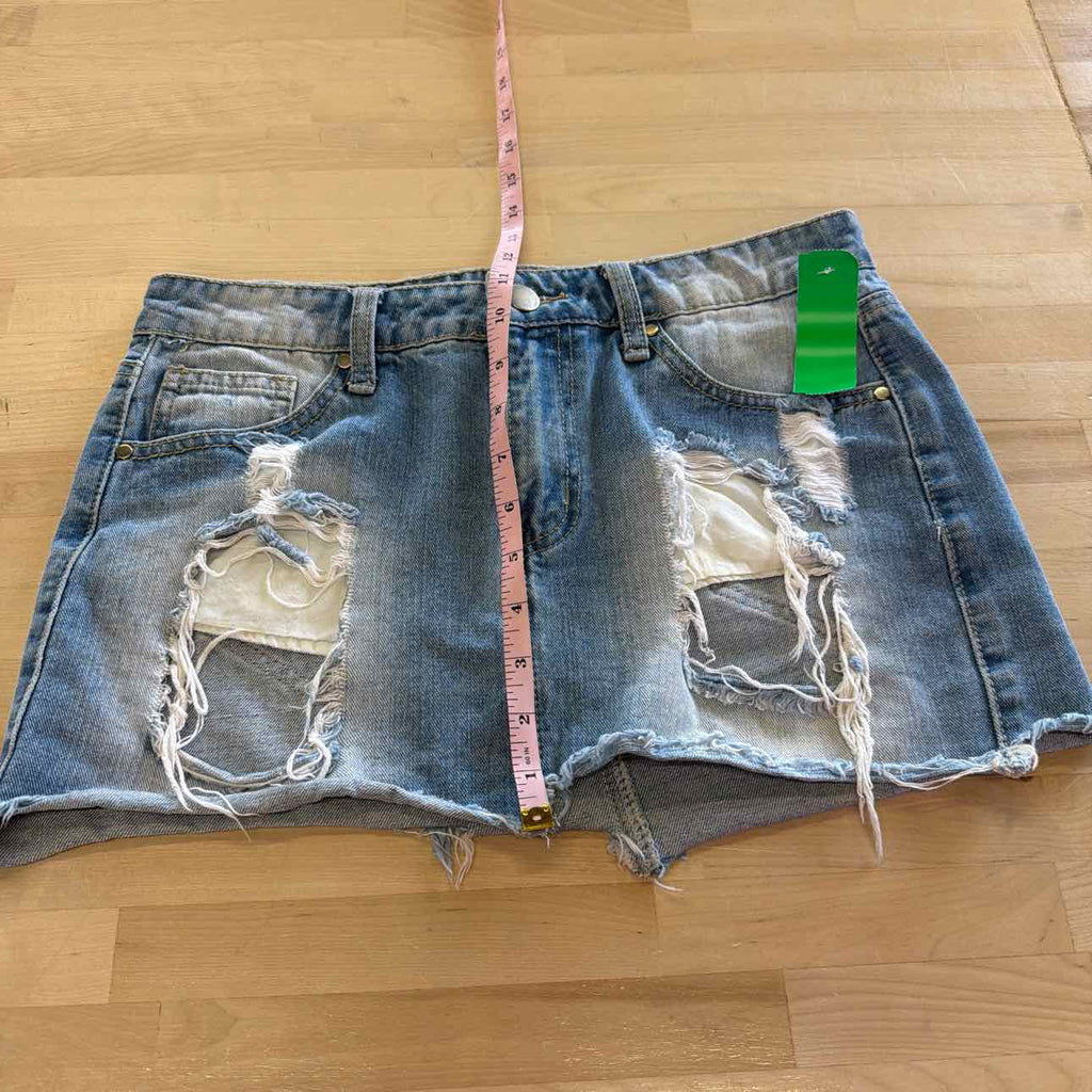 Forever 21 Size M Blue Preloved Skirt