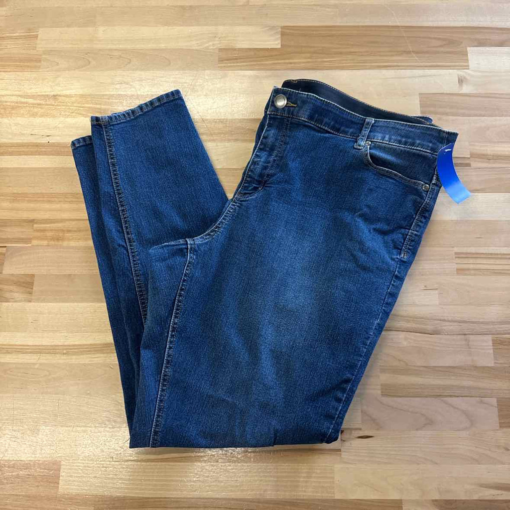 CJ Banks Size 18 Blue Denim Preloved Jeans