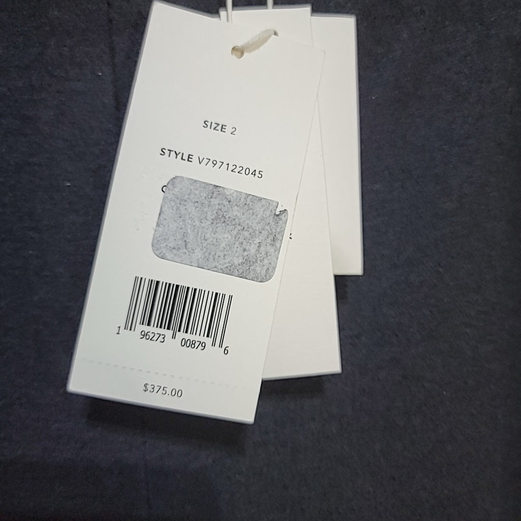 Vince. Size 2 Cozy Easy Black Wool Blend Flare Pants NWT