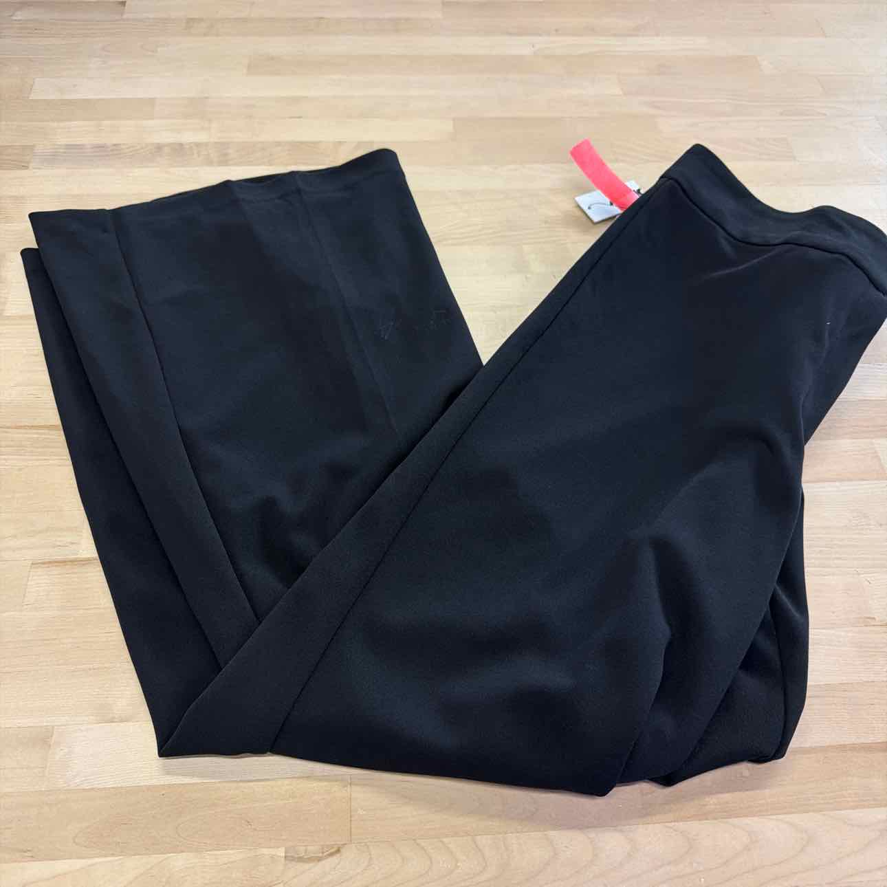 Dkny Women's High Rise Wide Leg Career Pants, Black