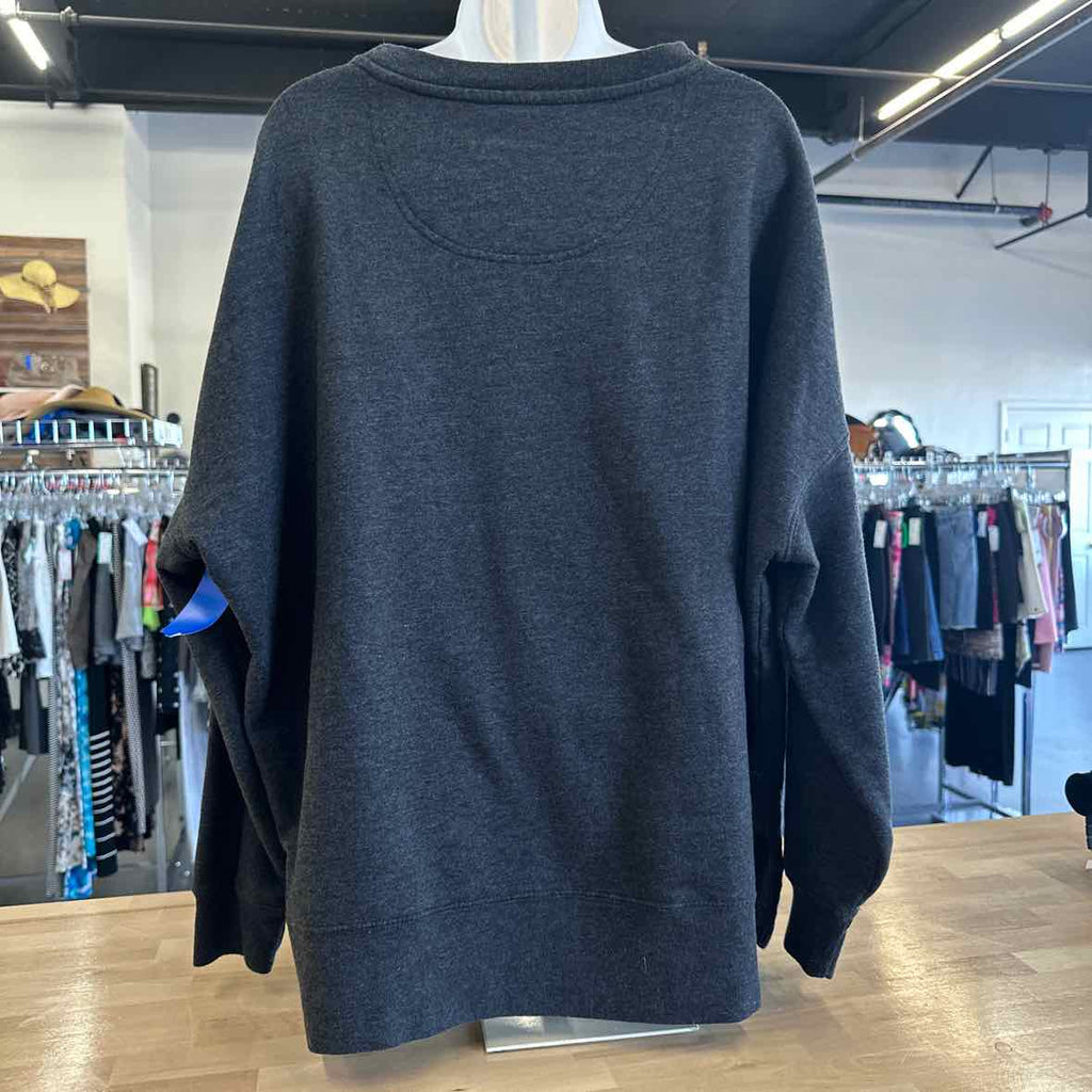 Def Leapord Size XL Gray Sweater