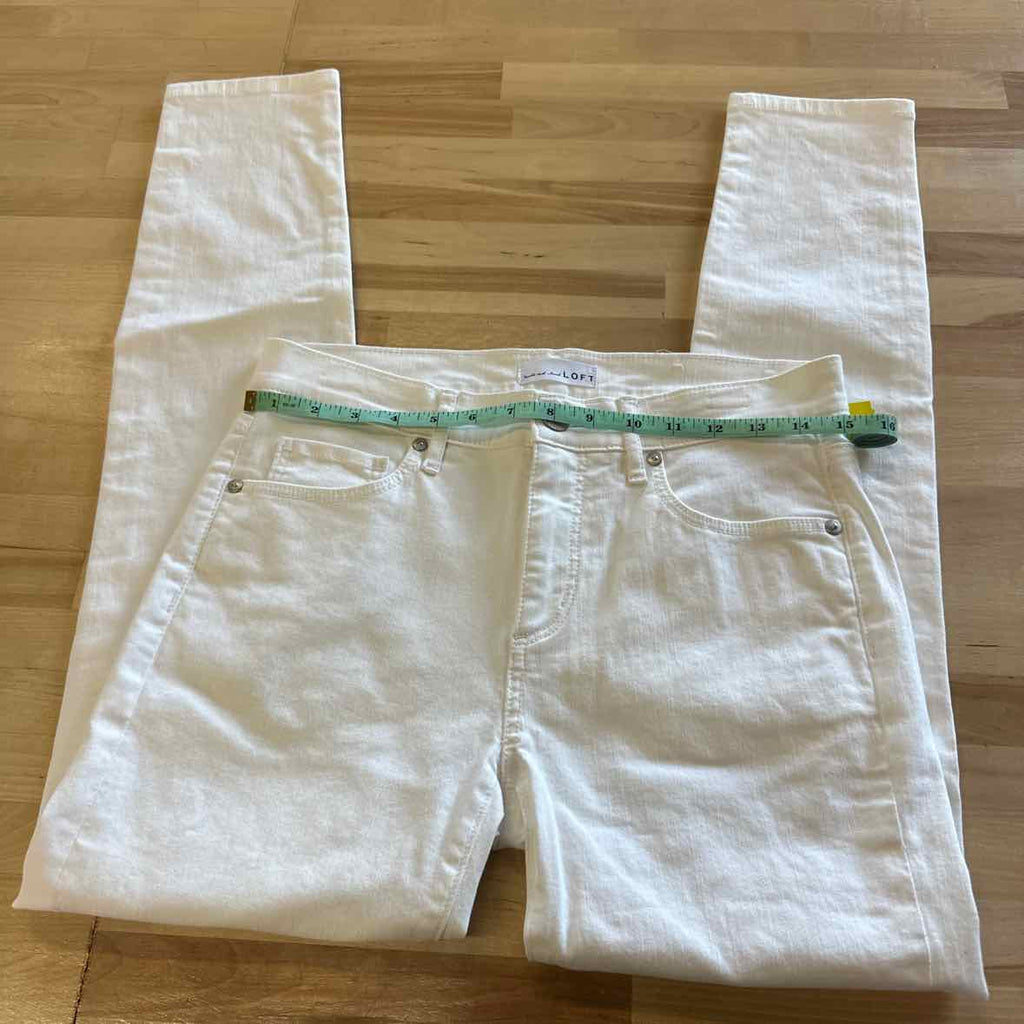 Loft Size 2 White Jeans