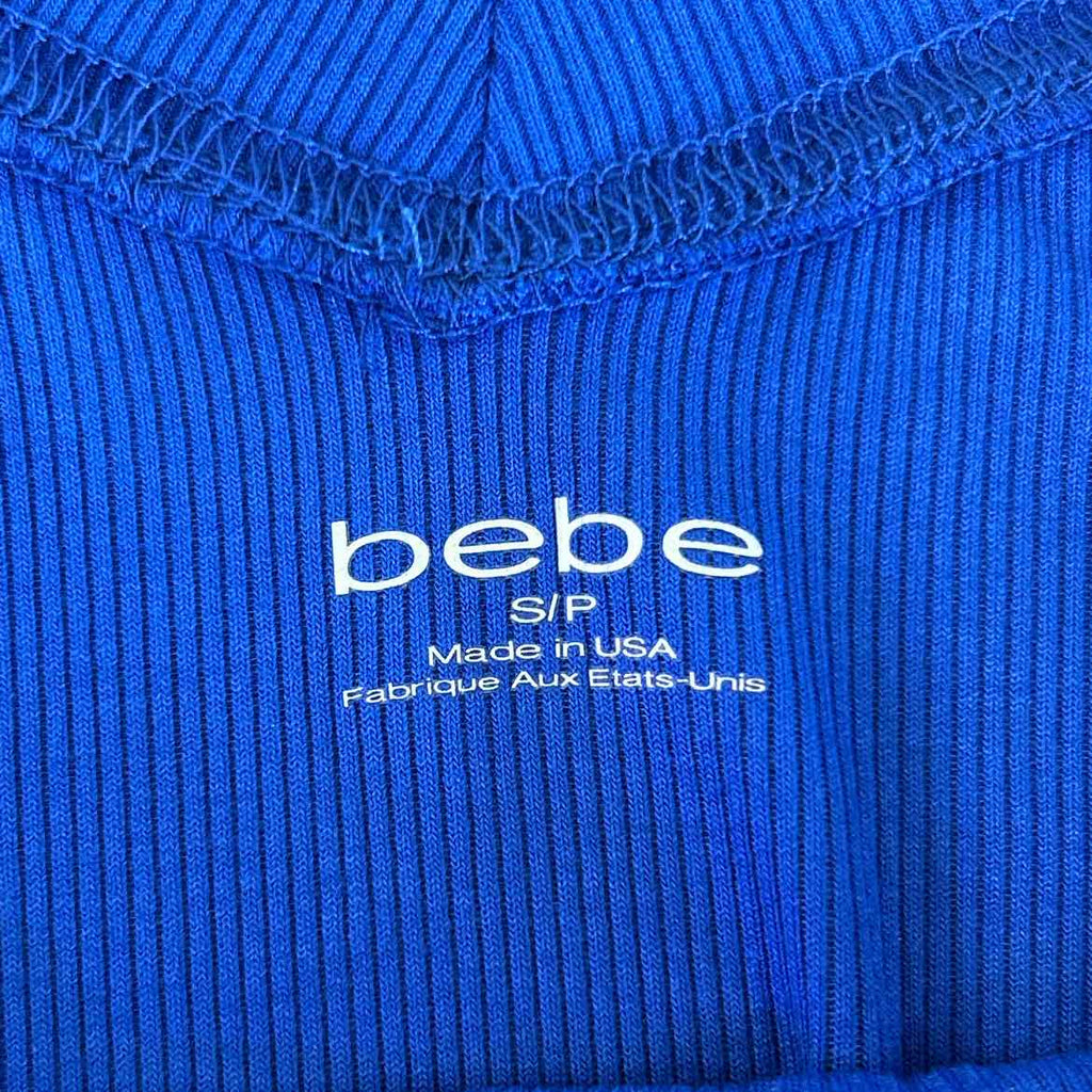 Bebe Size S Blue New T-Shirt SS