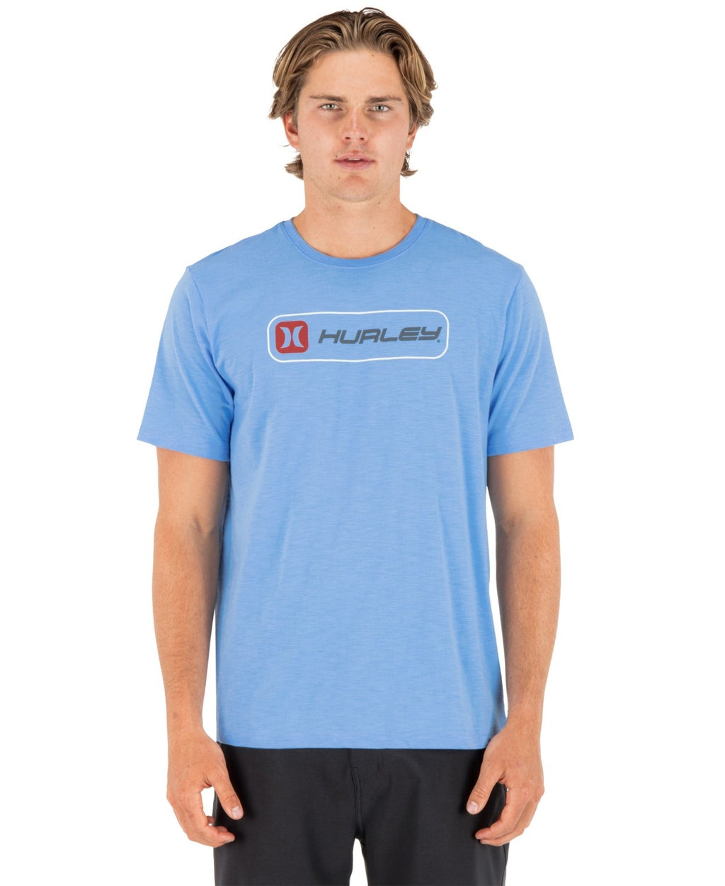 Hurley Men's M Regular-Fit Short-Sleeve T-Shirt - Skyline