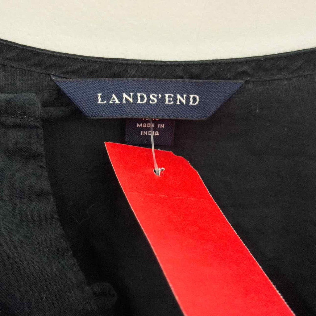 Lands End Size M Black Preloved Tunic