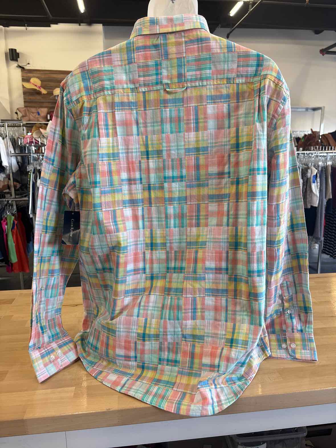 Club Room Size XL Multi color New MENS Button Down Shirt