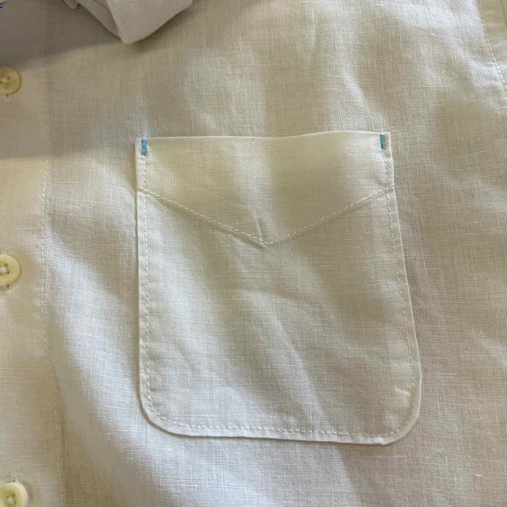 Tommy Bahama Size 1X White Preloved Button Down SS
