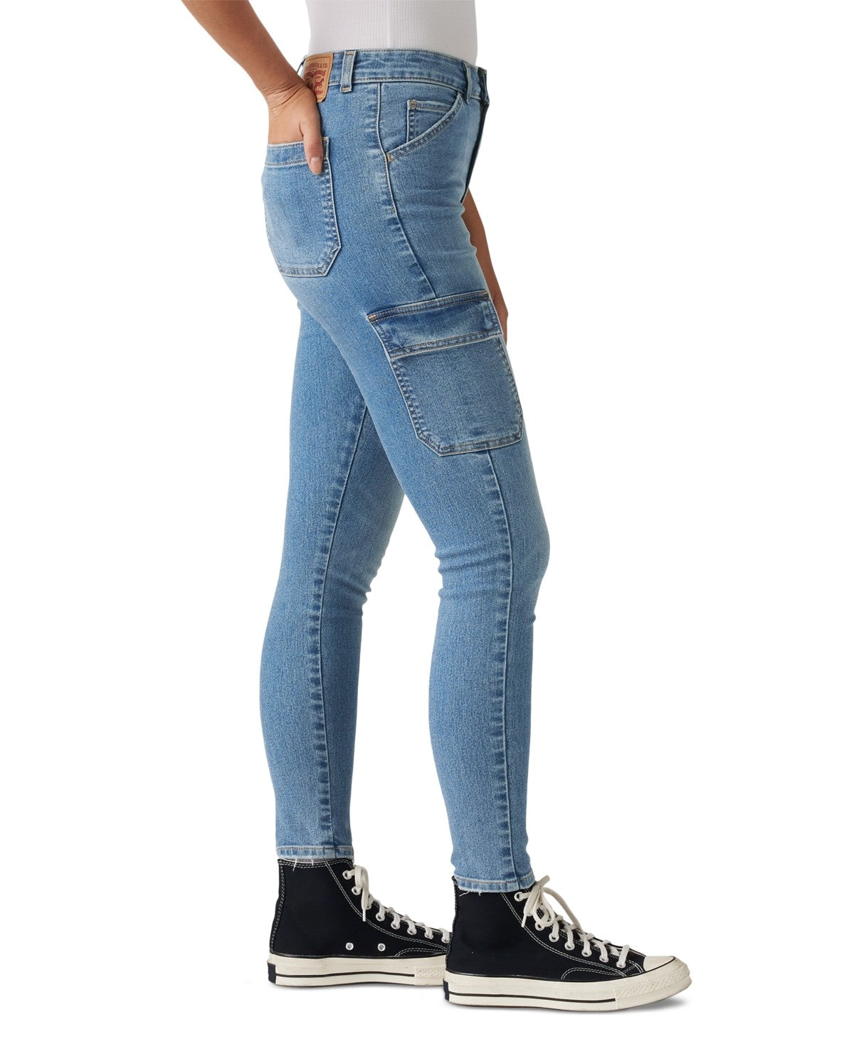 Levi's Women's 721 High-Rise Skinny Cargos Jeans