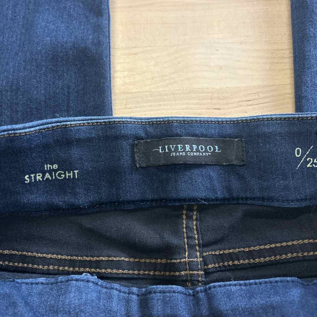 Liverpool Size 0 Blue Denim Preloved Jeans