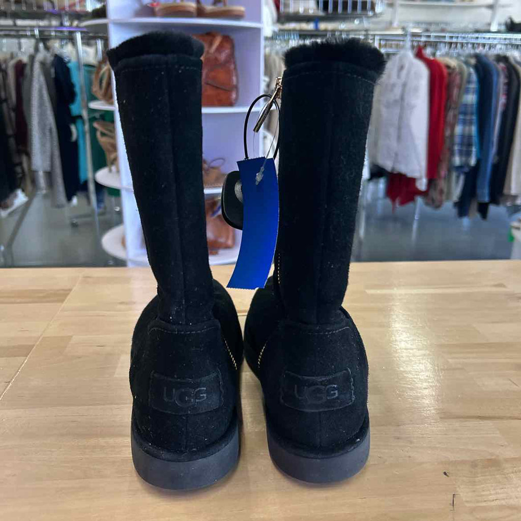 Ugg Size 6 Black Preloved Boots