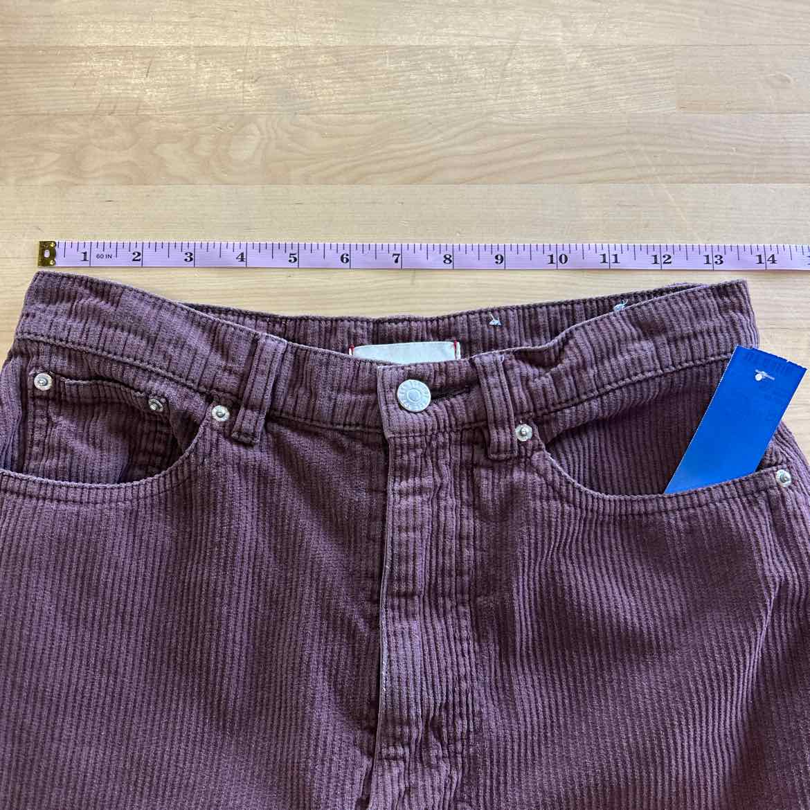 BDG Size 27 Brown Corduroy Preloved Pants