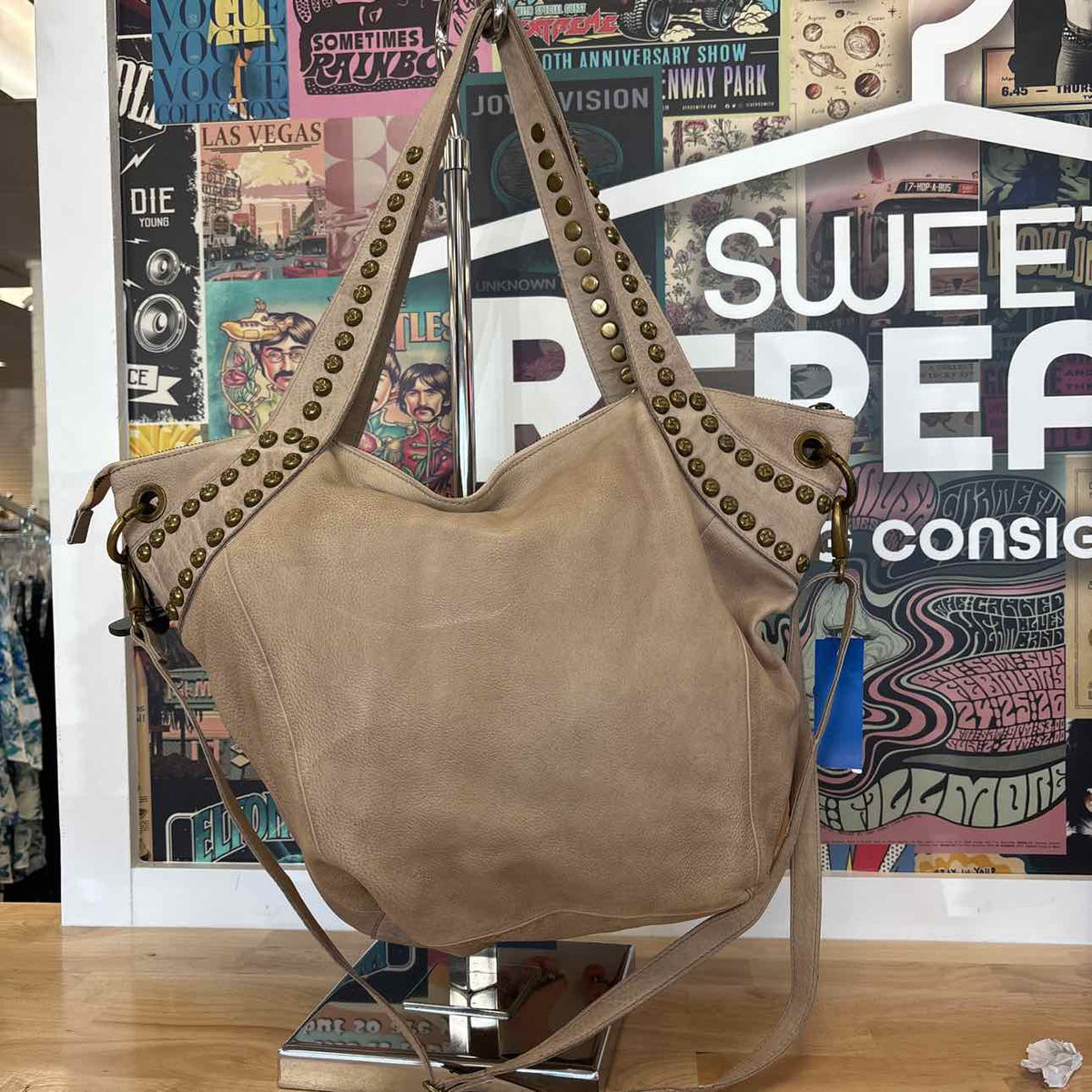 Free People Wheat Handbag