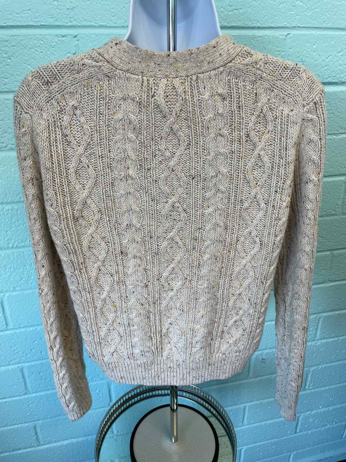 J Crew Size S Cream Cardigan