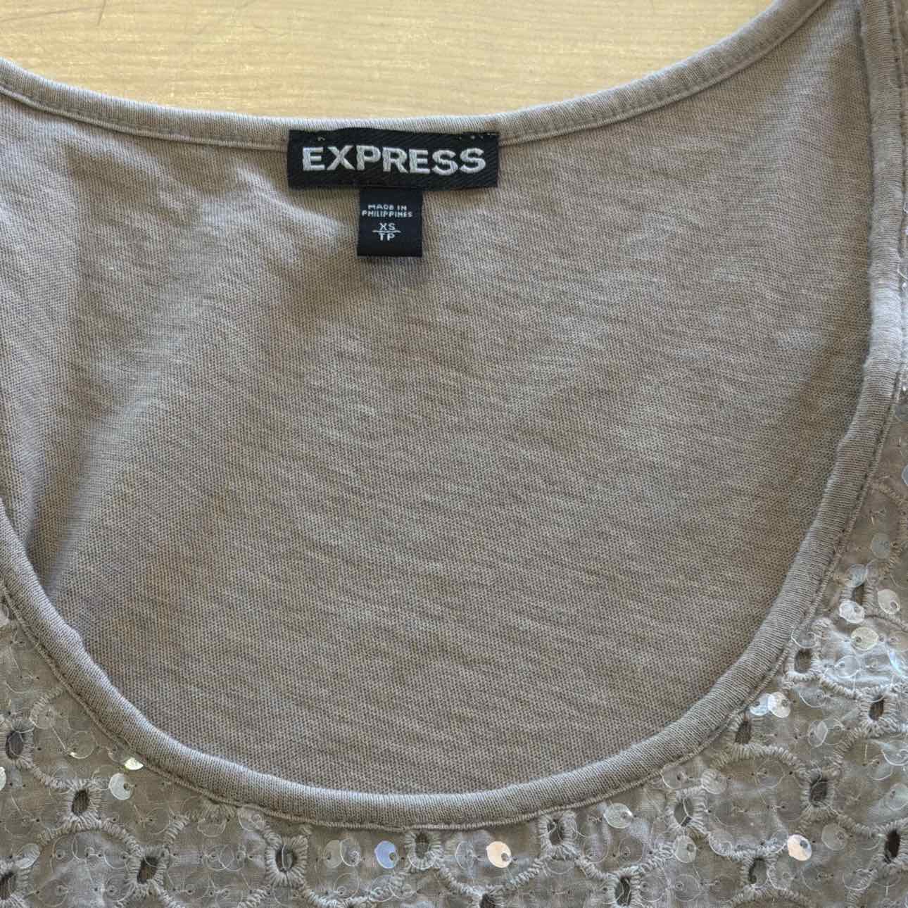 Express Size XS Beige Preloved Tank
