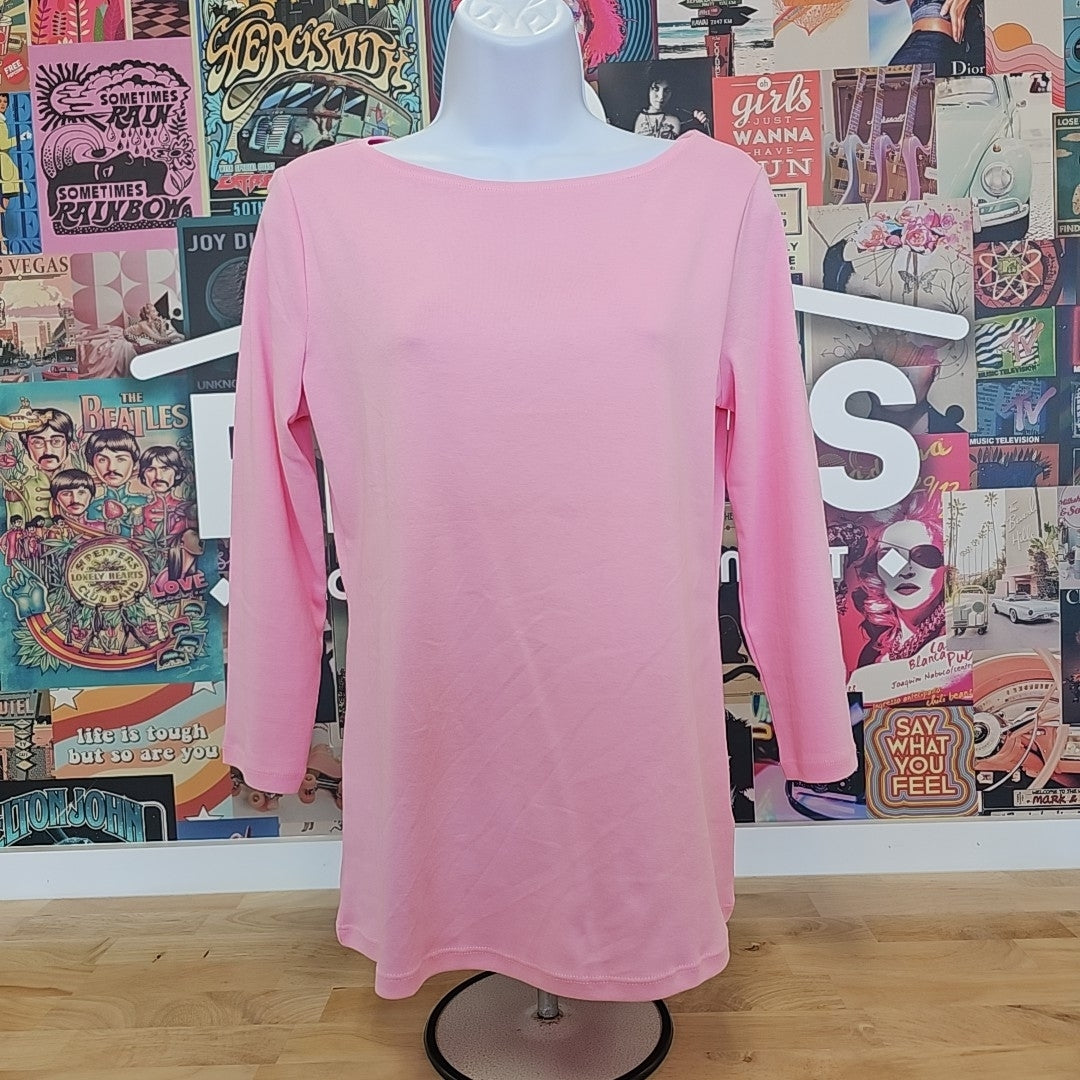 Talbots Size S Pink Preloved Longsleeve