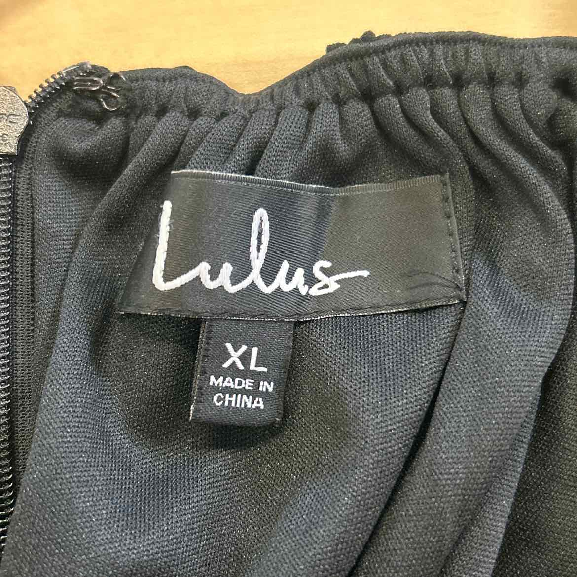 Lulus Size XL Black Preloved Dress