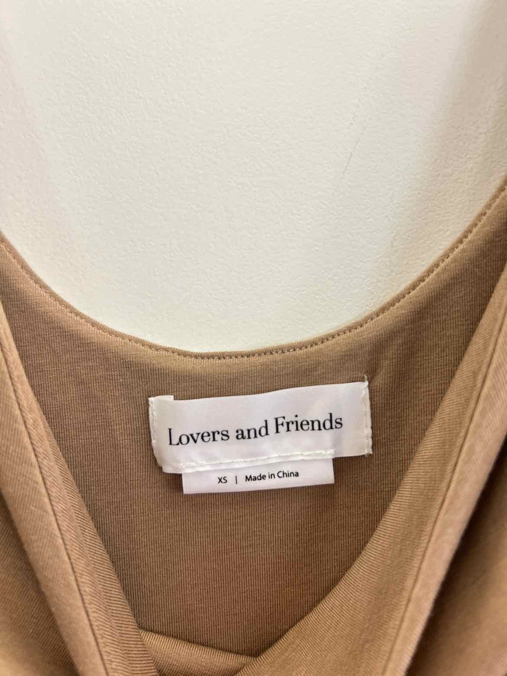 Lovers + Friends Size XS Tan Preloved Dress
