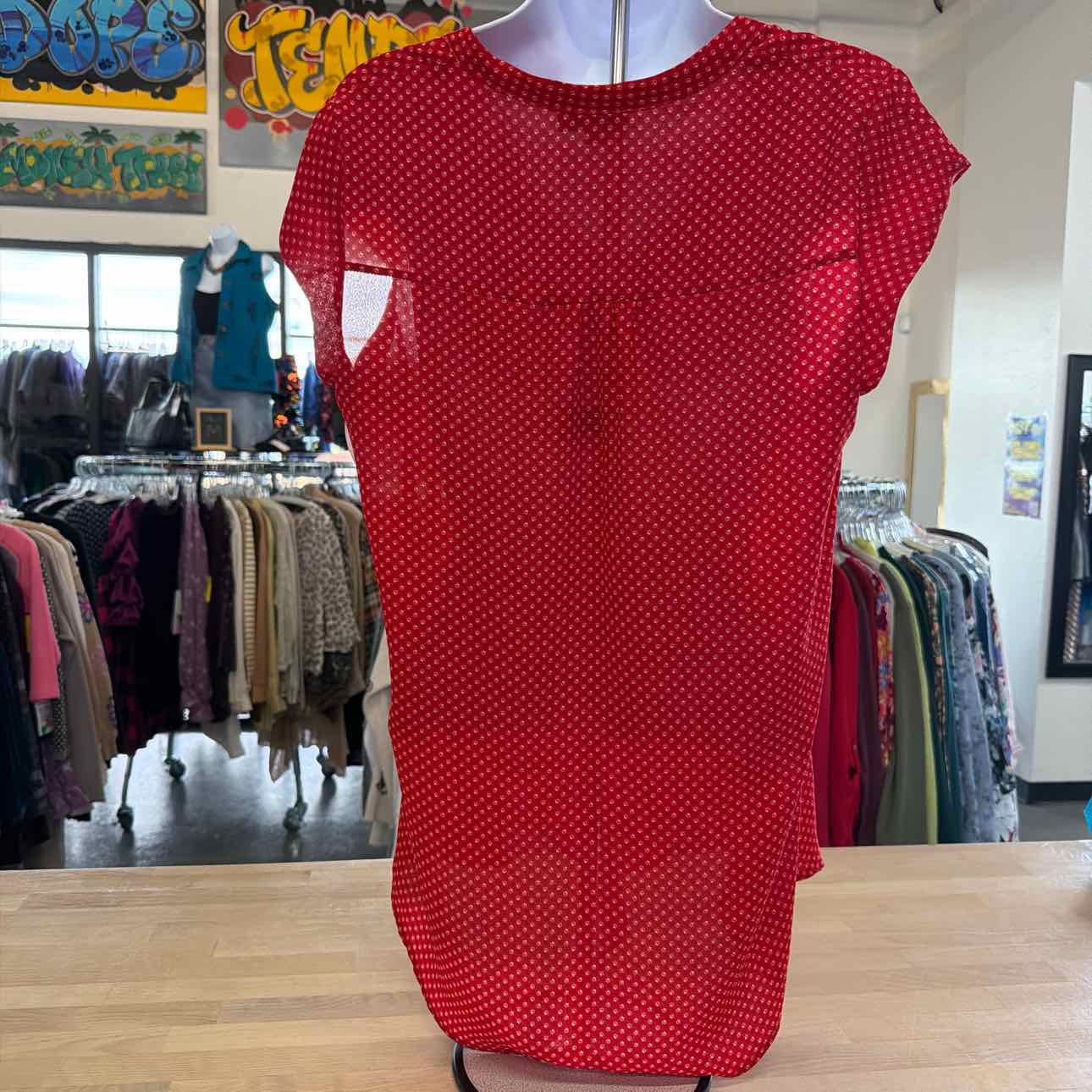 Smart Set Size M Red Used Shirt