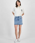 Calvin Klein Jeans Women's Denim Mini Skirt - Blue Stone