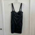 Finesse Size M Black Leather Preloved Dress