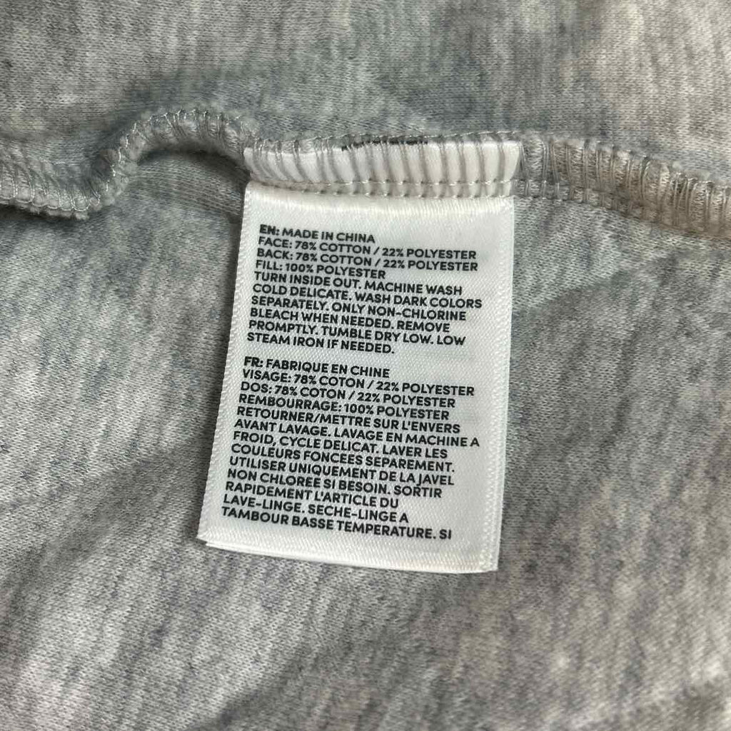 Lands End Size L Gray New Hoodie