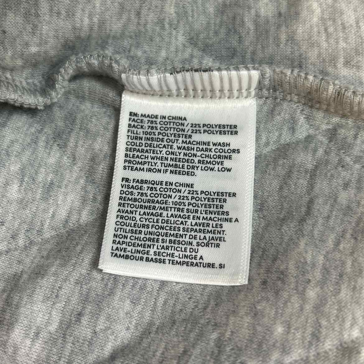 Lands End Size L Gray New Hoodie
