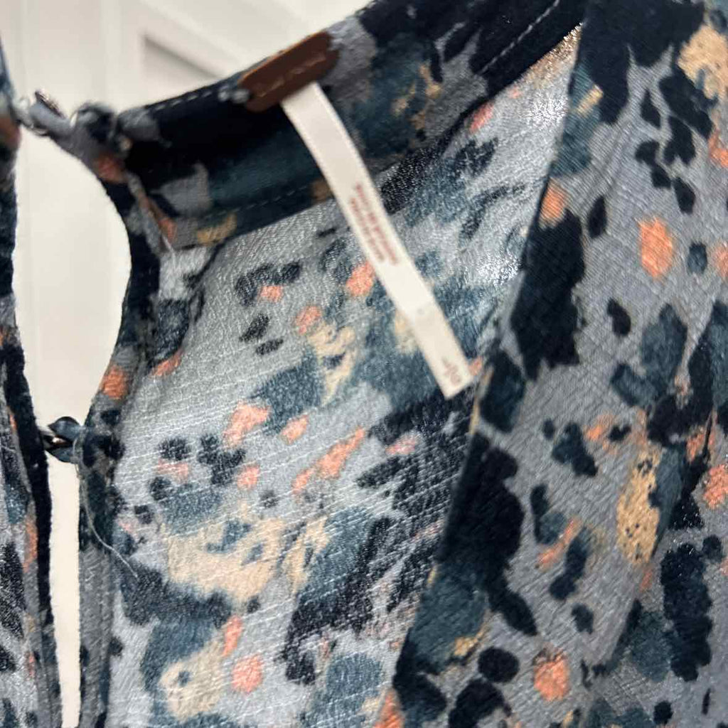 Free People Size L Blue Preloved Romper
