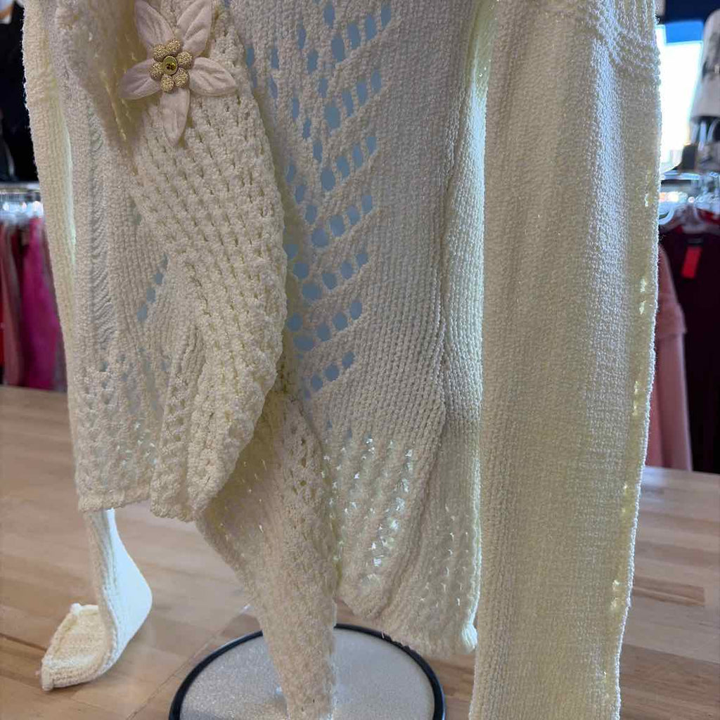 Hemer Size S/M White Knit Preloved Sweater