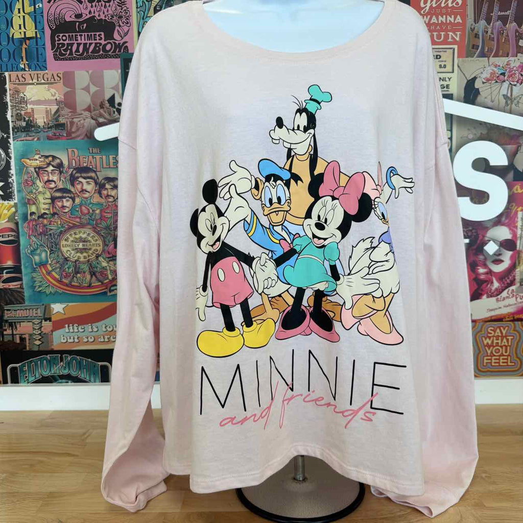 Disney Size 3X Pink New Longsleeve