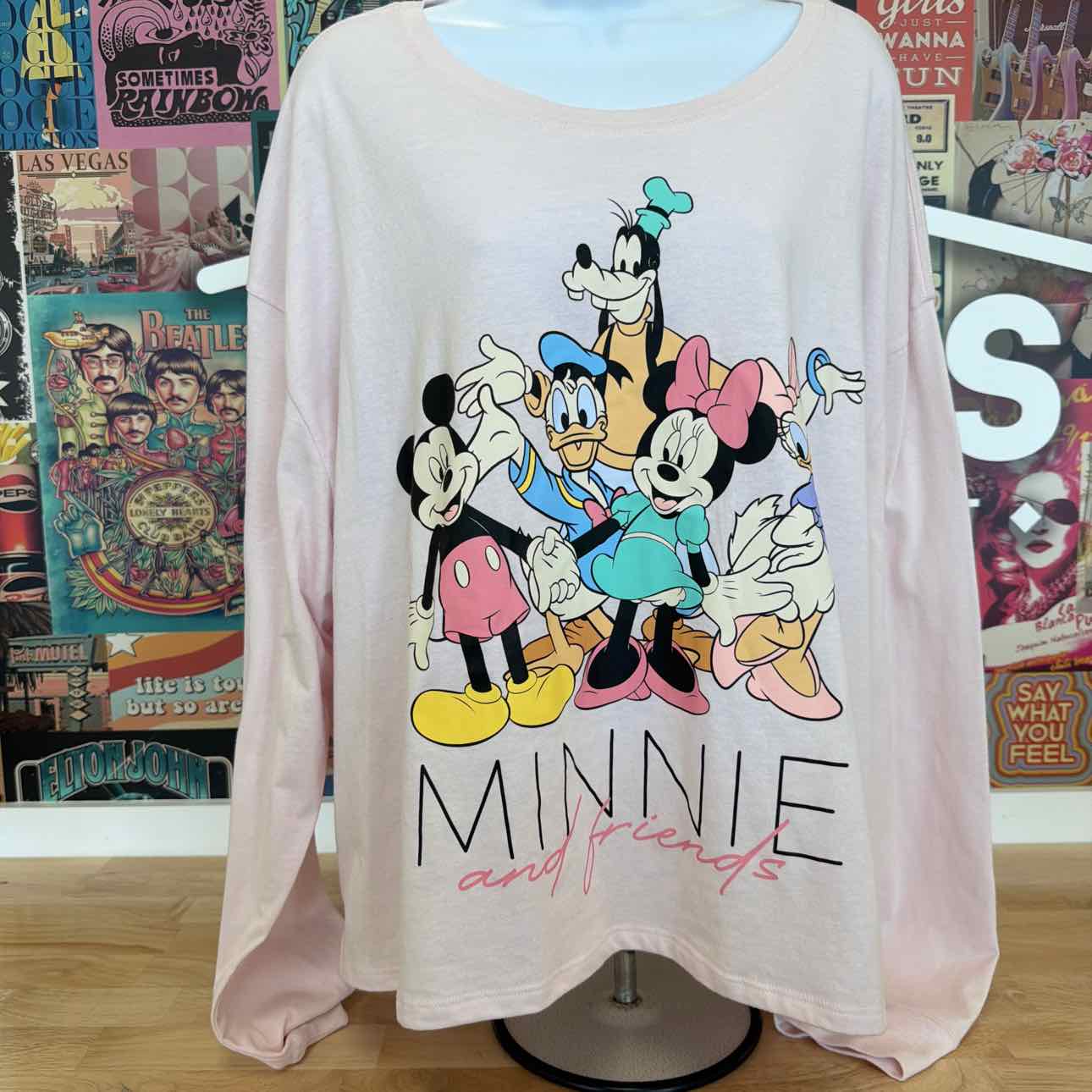 Disney Size 3X Pink New Longsleeve