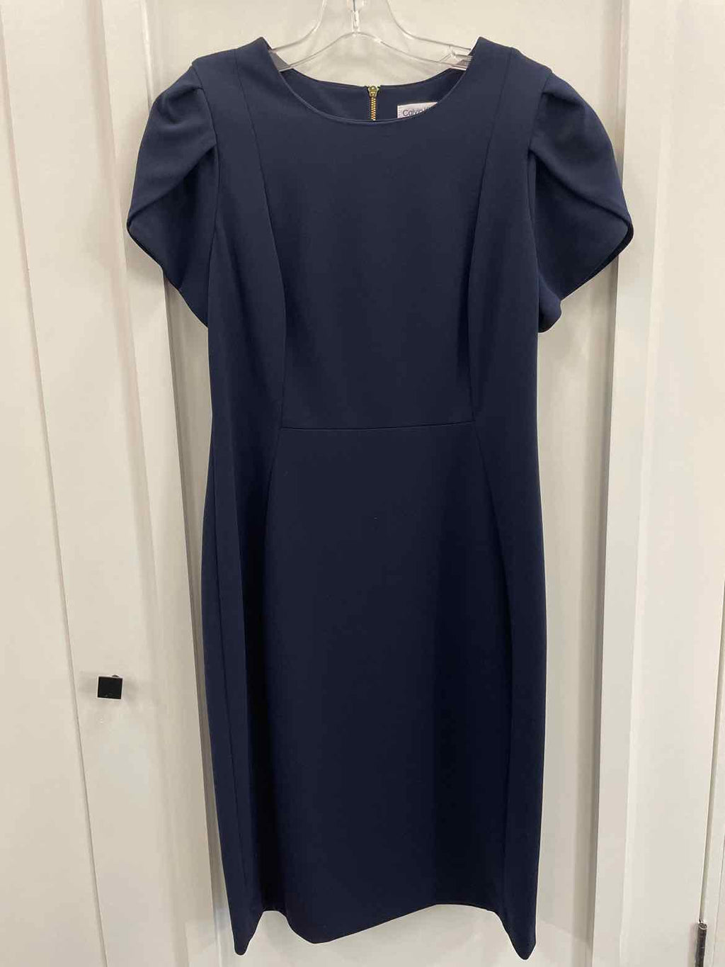 Calvin Klein Size 12 Blue Dress