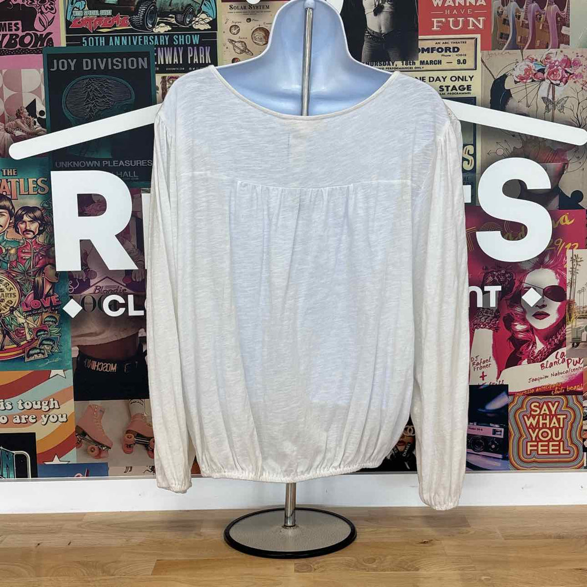Lucky Size XL Off White Preloved Blouse LS