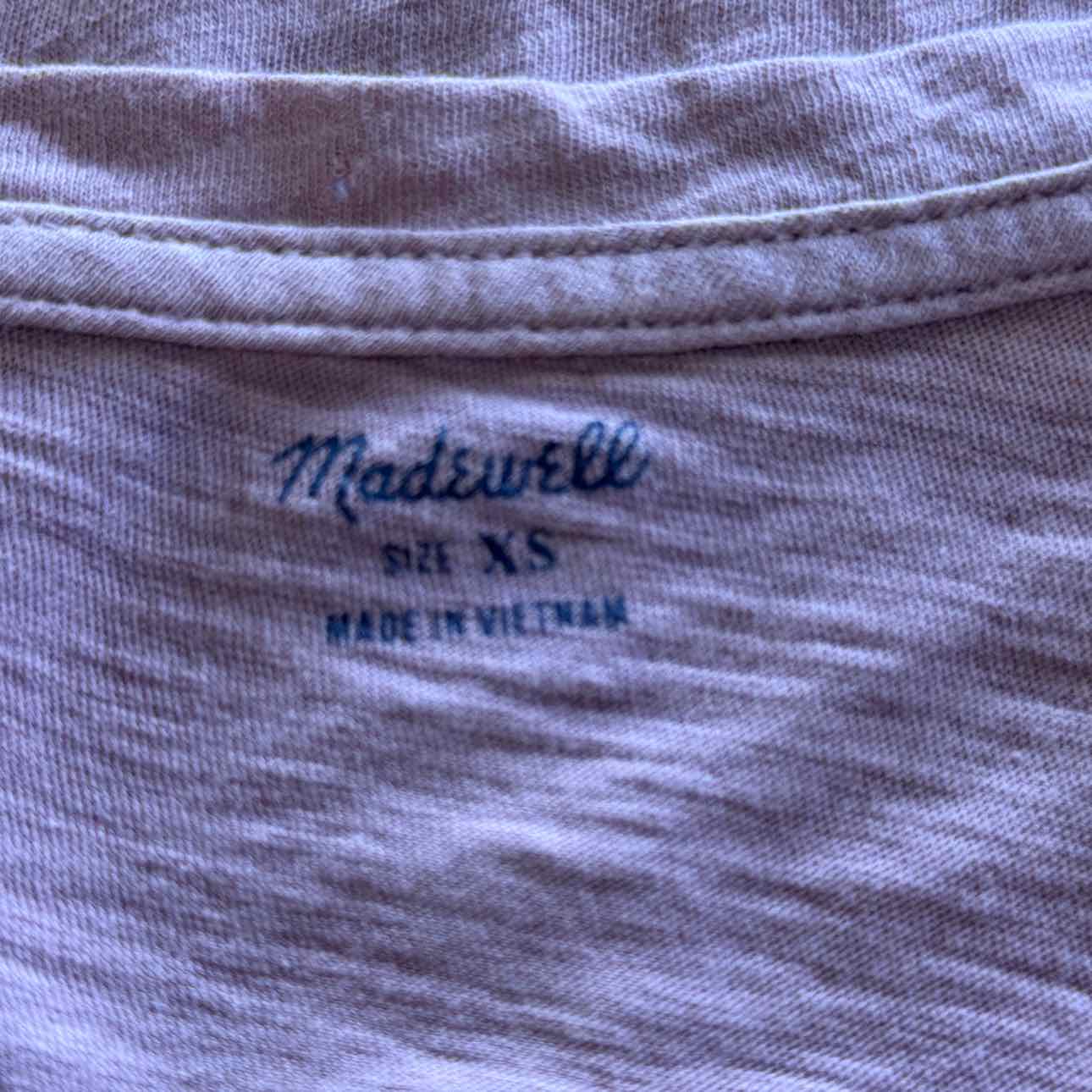 Madewell Size XS Mauve Preloved Tank