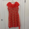 Danny & Nicole Size 12 Orange Used Dress