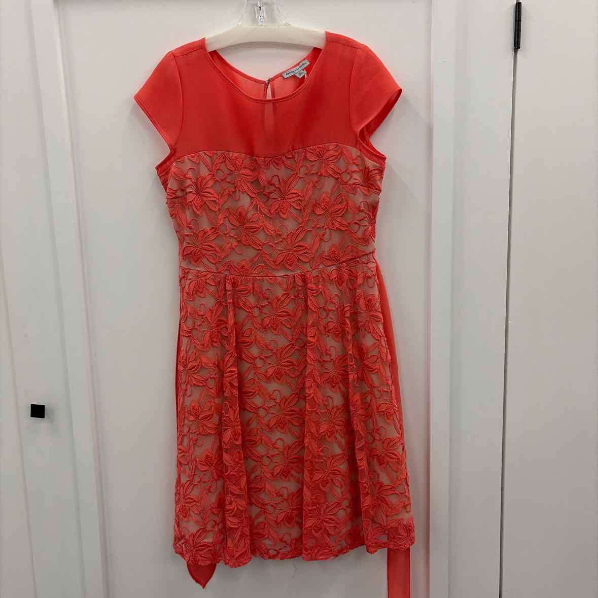Danny & Nicole Size 12 Orange Used Dress