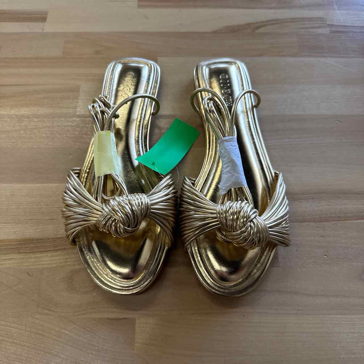 On 34th Women's Jenniee Knot Lace-up Flat Sandals