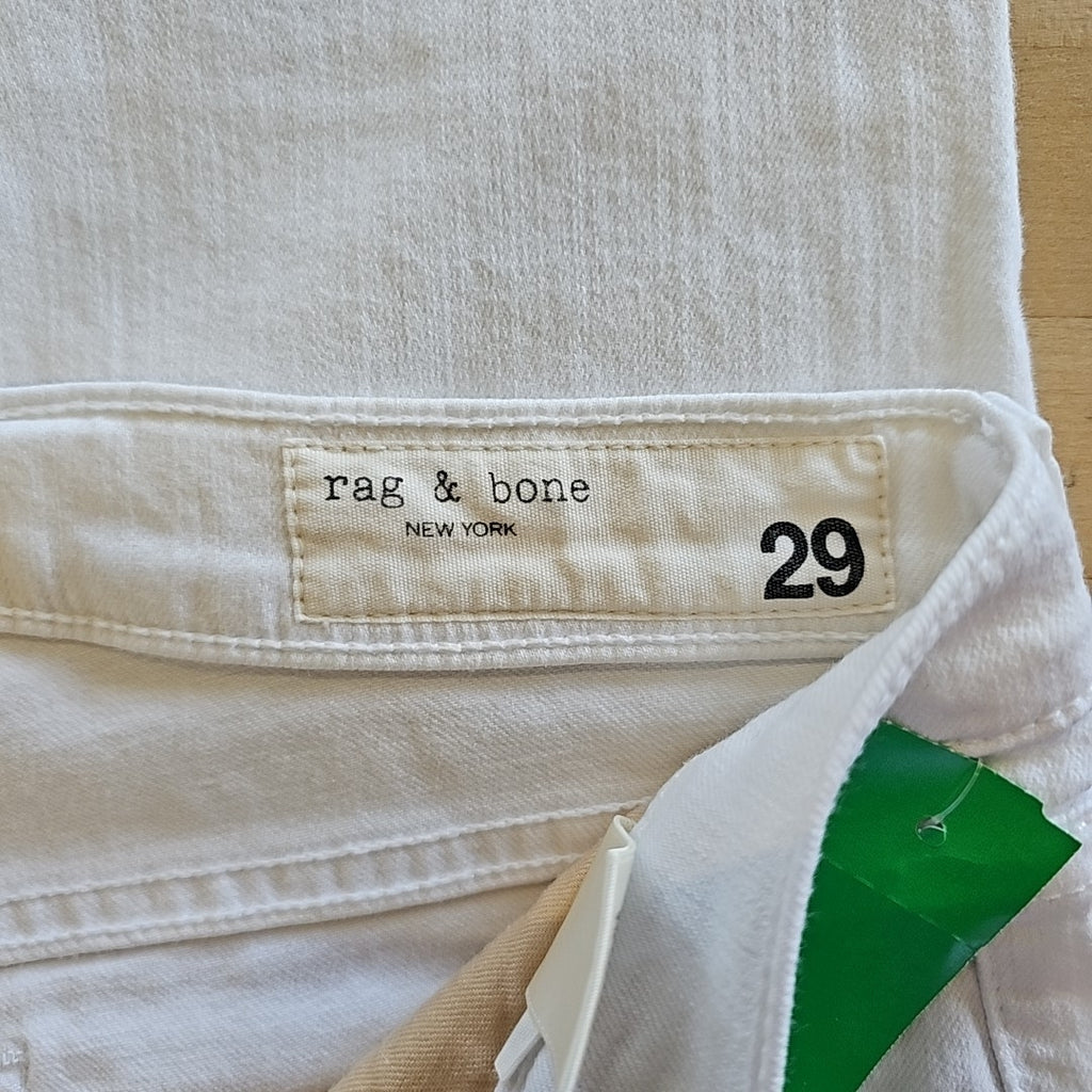 Rag & Bone Size 29 White Preloved Pants