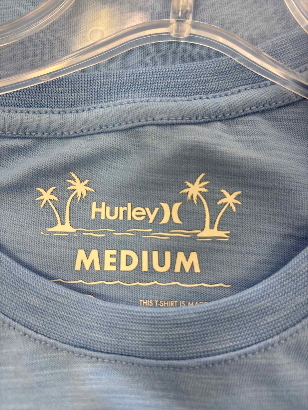 Hurley Men's M Regular-Fit Short-Sleeve T-Shirt - Skyline