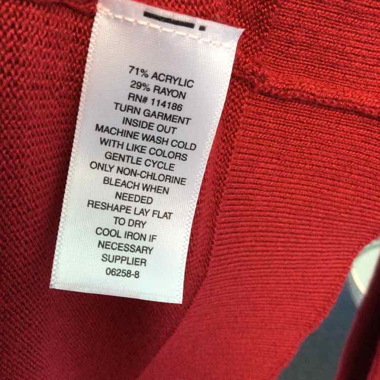 Liz Claiborne Size XS Red Duster